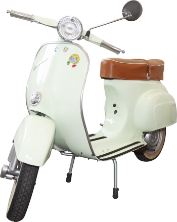 Nannerl Verlosung Hauptpreis: eine 50 Jahre alte Vespa